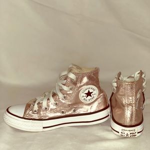 Converse rose gold